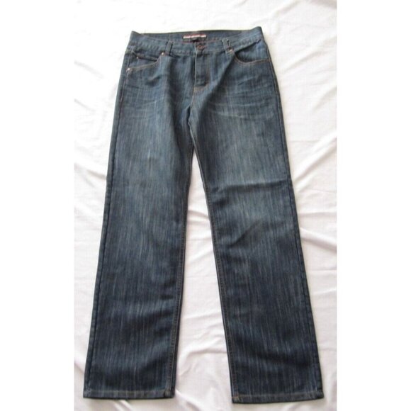 Women Tommy Hilfiger Revolution Slim Dark Blue Denim Jeans Sz 20 (WP227) - Picture 1 of 10